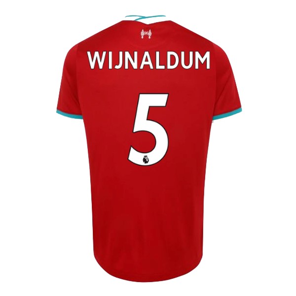 Camiseta Liverpool NO.5 Wijnaldum Primera equipo 2020-2021 Rojo